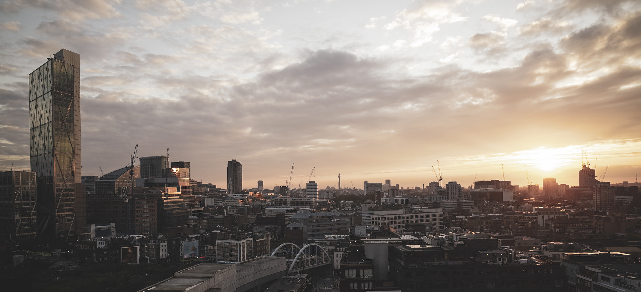 City of London financial district skyline at sunset, where Coda Web3 Creative Ltd is registered